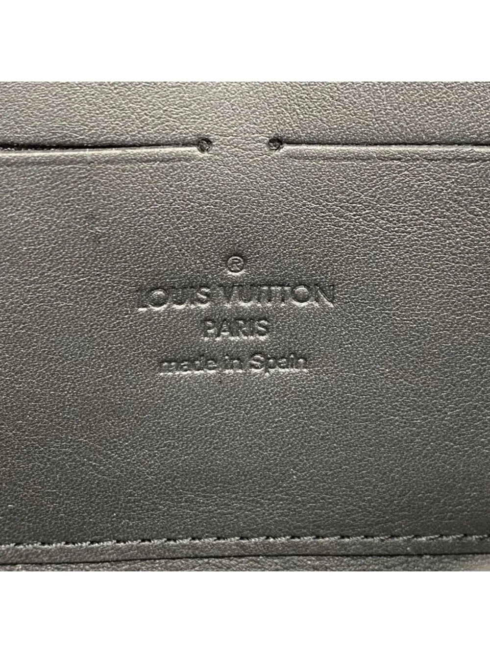 Louis Vuitton Wallet Monogram Shadow Zippy Horizontal Black